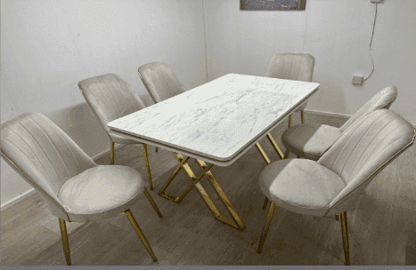 Luxury Marble Dining Table UK | Buy Luxury Marble Dining Tables Online | 4 Chairs | Free Delivery